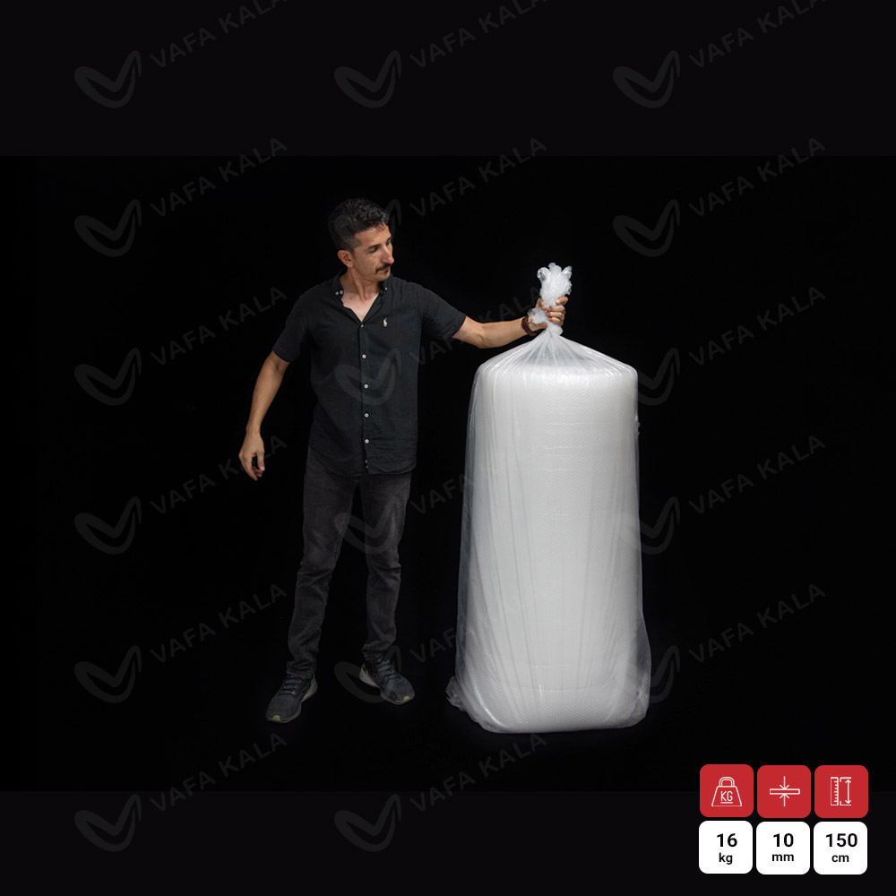 نایلون حبابدار ضربه گیر عرض 150 سانتی متری-100 متری