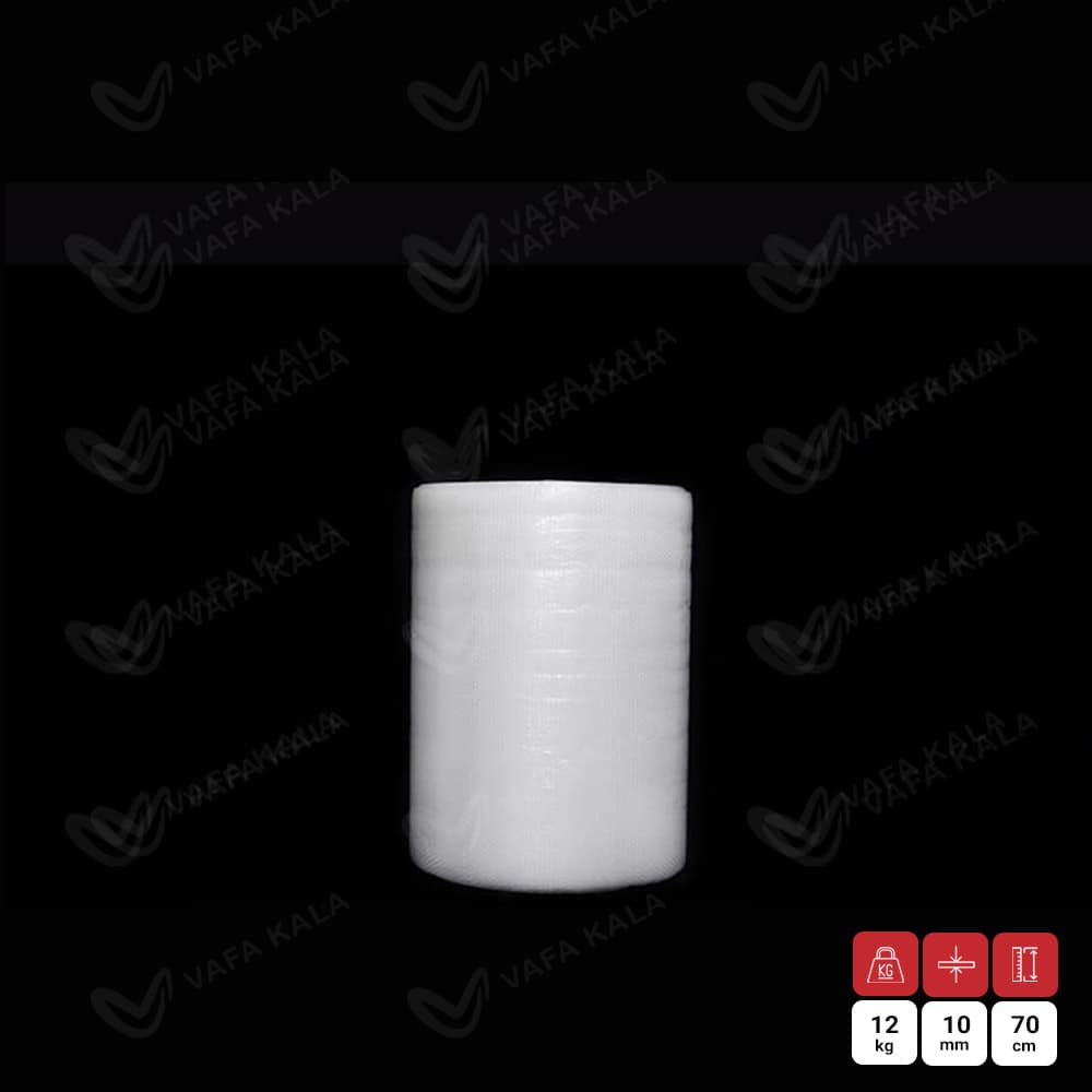 نایلون حبابدار ضربه گیر عرض 70 سانتی متری-50 متری