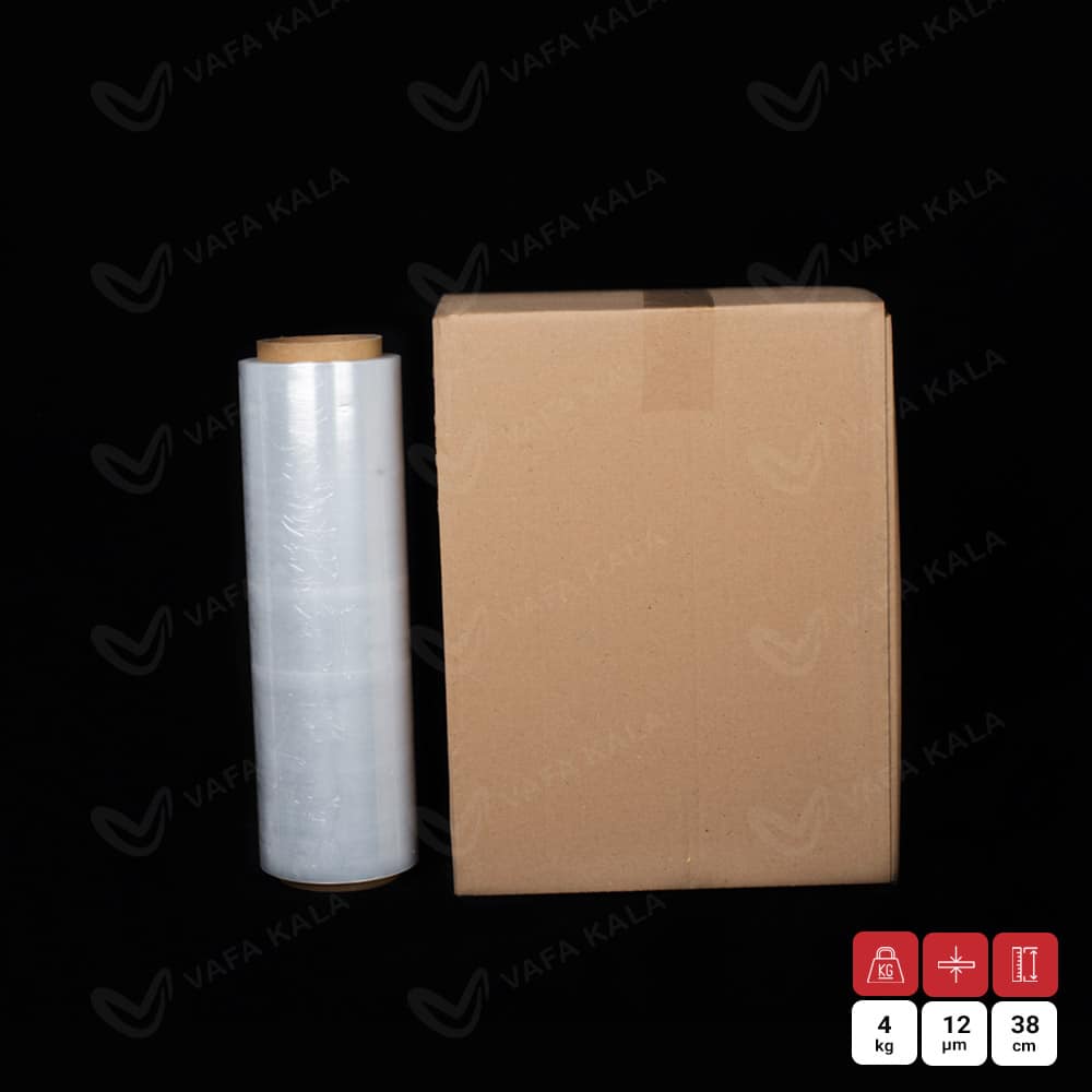 سلفون مبلی پلی اتیلن عرض 37 سانت-1000 متری