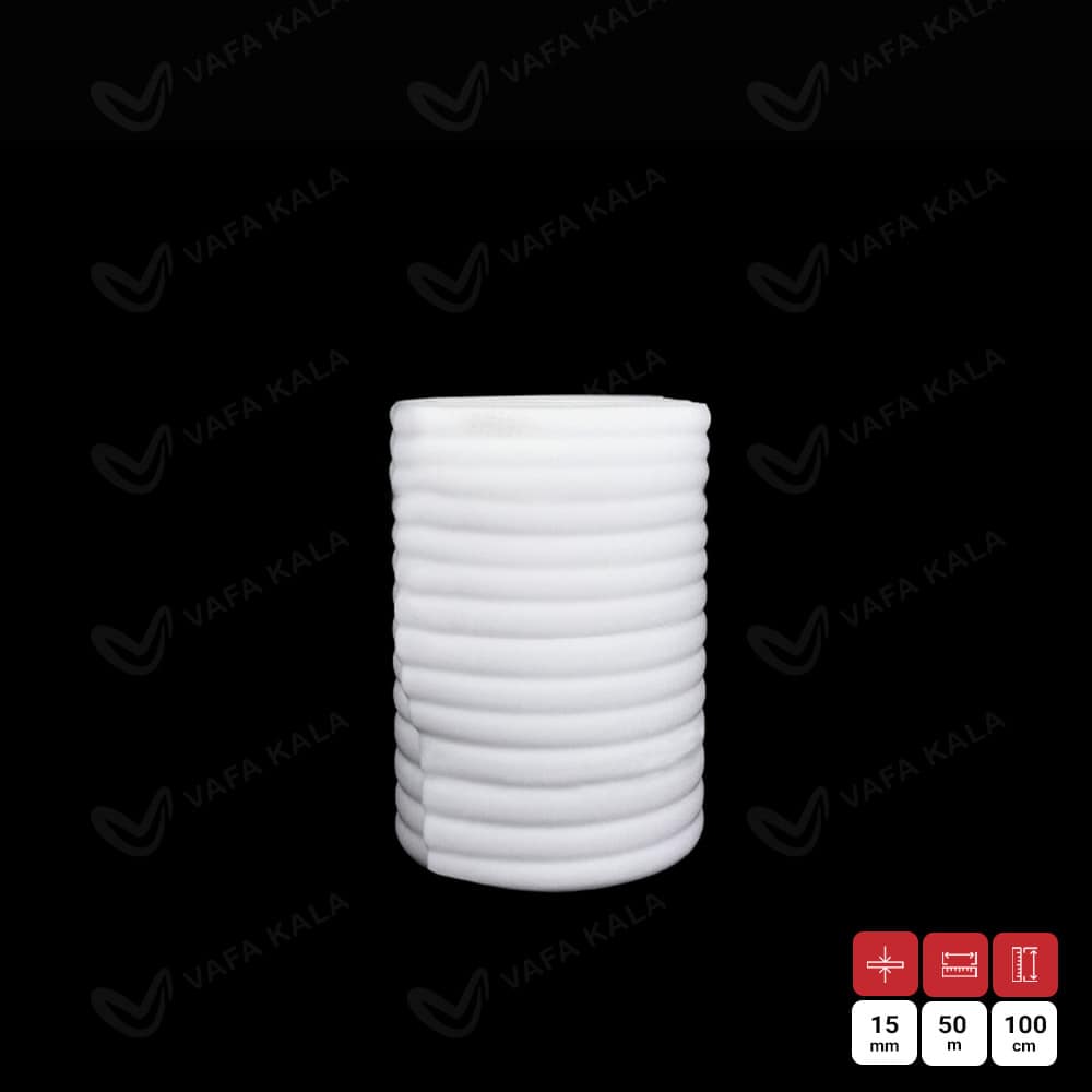 فوم پلی اتیلن رولی ضخامت 15 میلیمتر-طاقه 50 متری