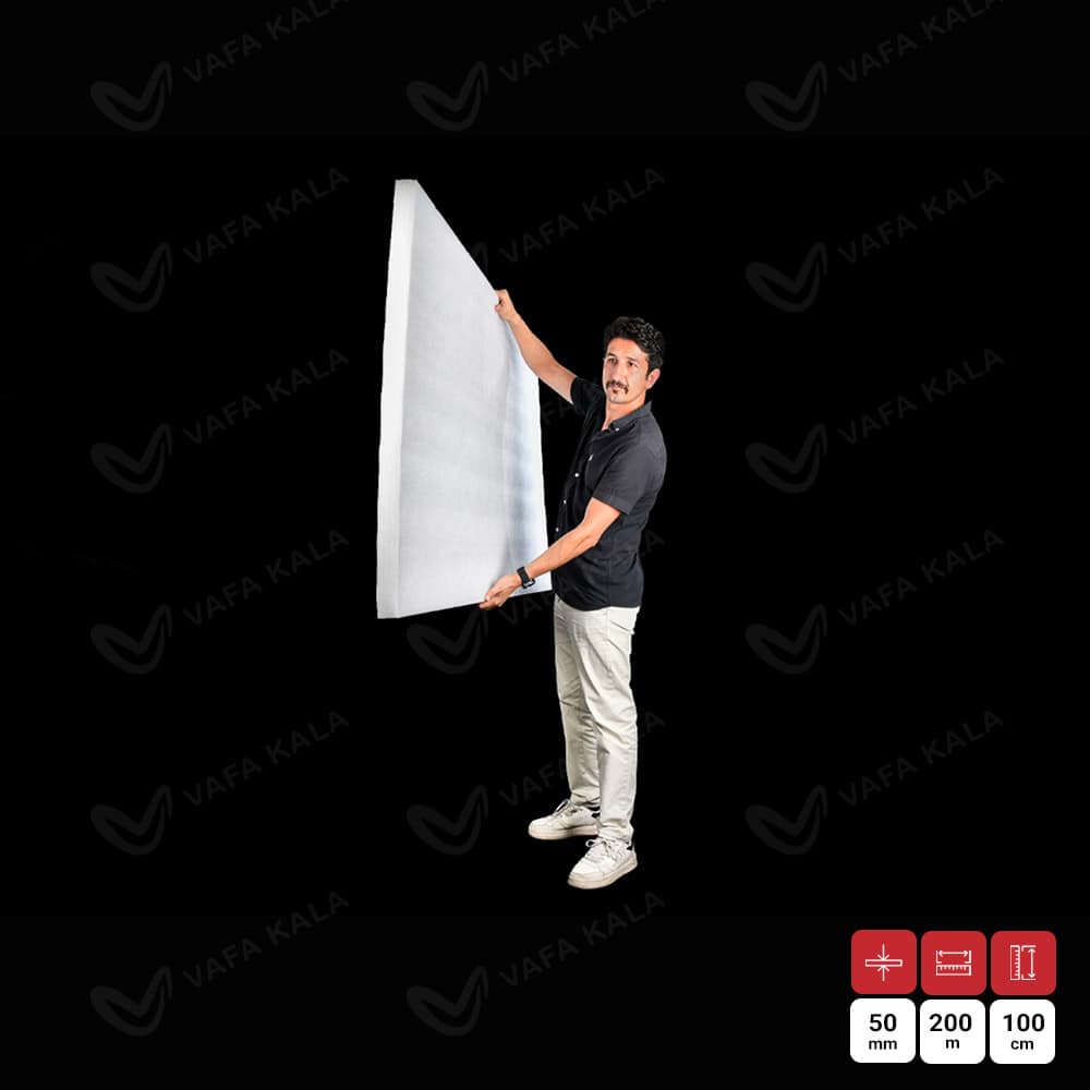 فوم پلی اتیلن ورقه ای ضخامت 5 سانت-ابعاد1×2