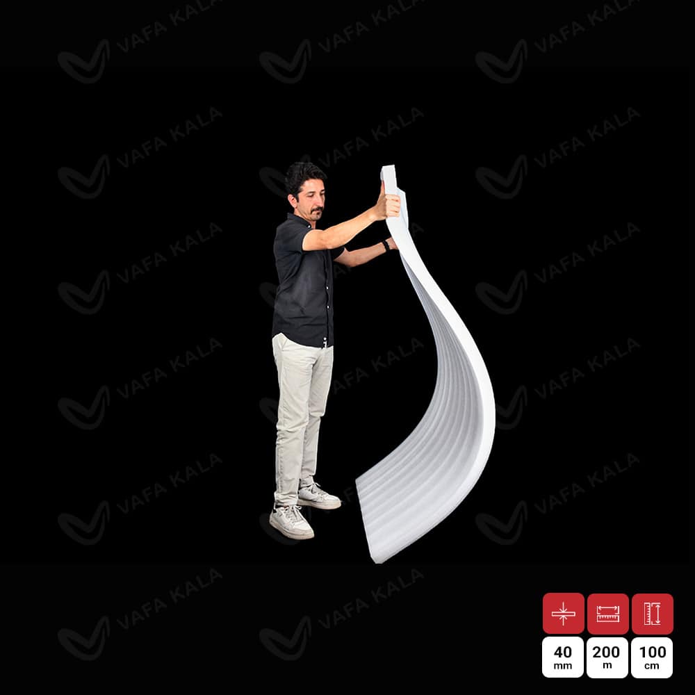 فوم پلی اتیلن ورقه ای ضخامت 4 سانت-ابعاد1×2