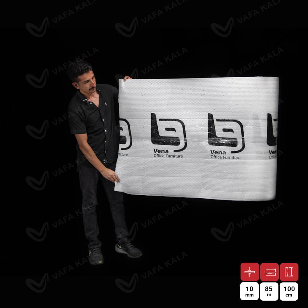 نایلون حبابدار یک رنگ چاپ-عرض 60